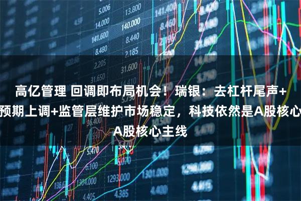 高亿管理 回调即布局机会！瑞银：去杠杆尾声+盈利预期上调+监管层维护市场稳定，科技依然是A股核心主线